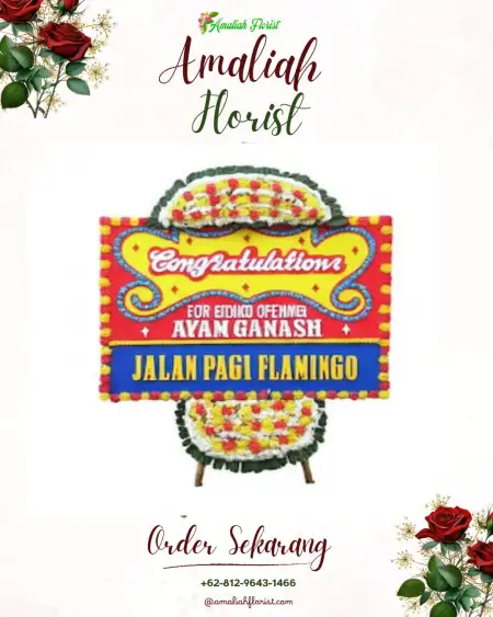 Sewa Papan Bunga Bumi Ayu